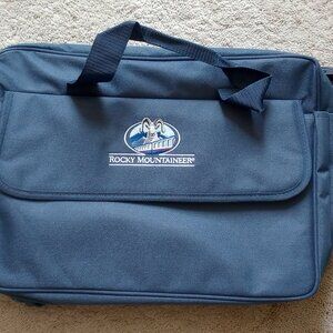 New, Navy Blue Duck Cloth Messenger Bag
